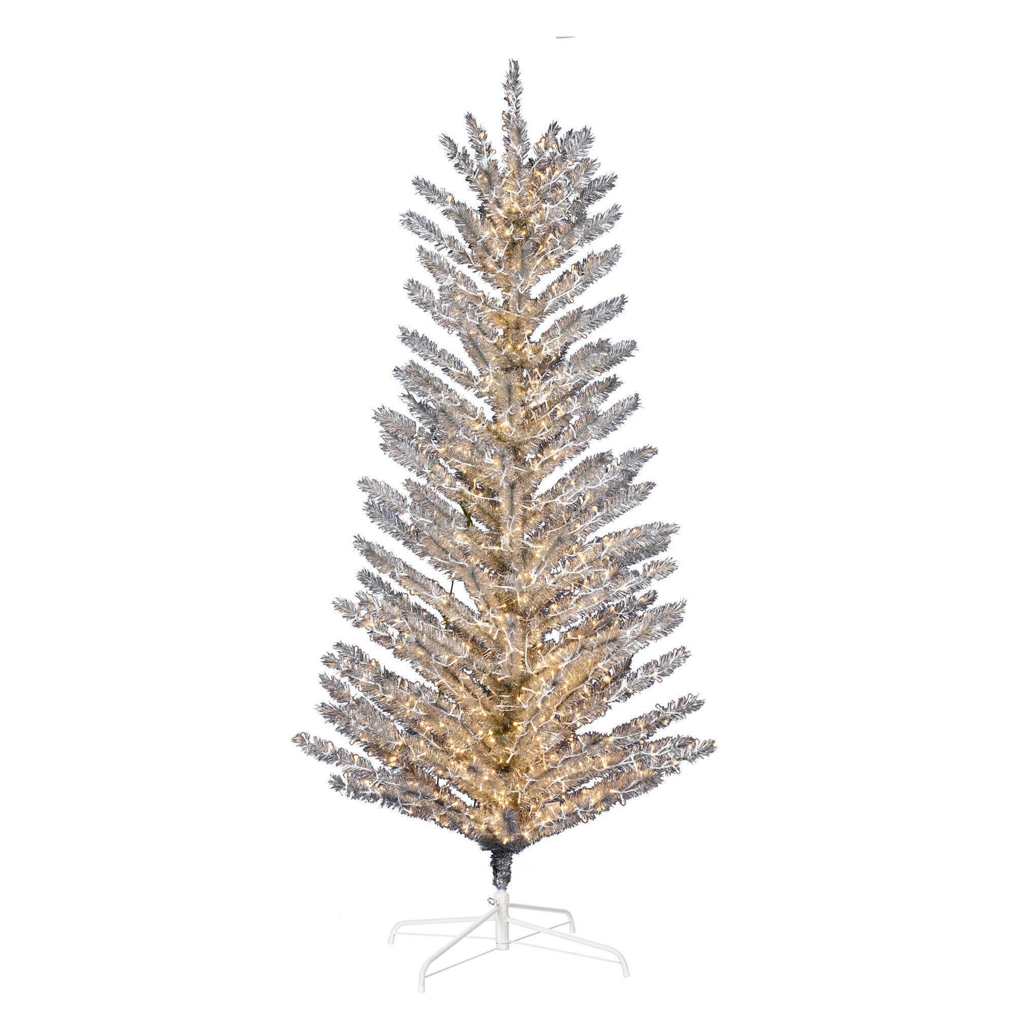 Amazon.com: Vickerman 6' Vintage Aluminum Artificial Christmas